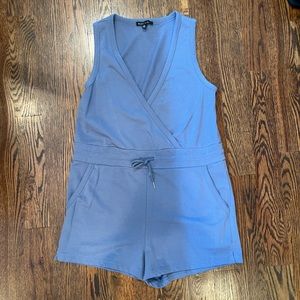 Blue blush romper